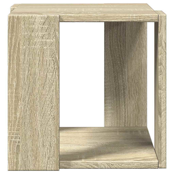 vidaXL Table basse chêne Sonoma 32x32x30 cm bois d'ingénierie