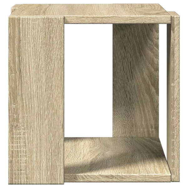vidaXL Table basse chêne Sonoma 32x32x30 cm bois d'ingénierie