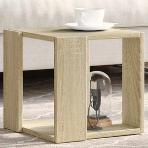 vidaXL Table basse chêne Sonoma 32x32x30 cm bois d'ingénierie