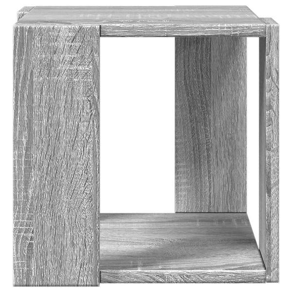 vidaXL Table basse gris chêne Sonoma 32x32x30 cm bois d'ingénierie