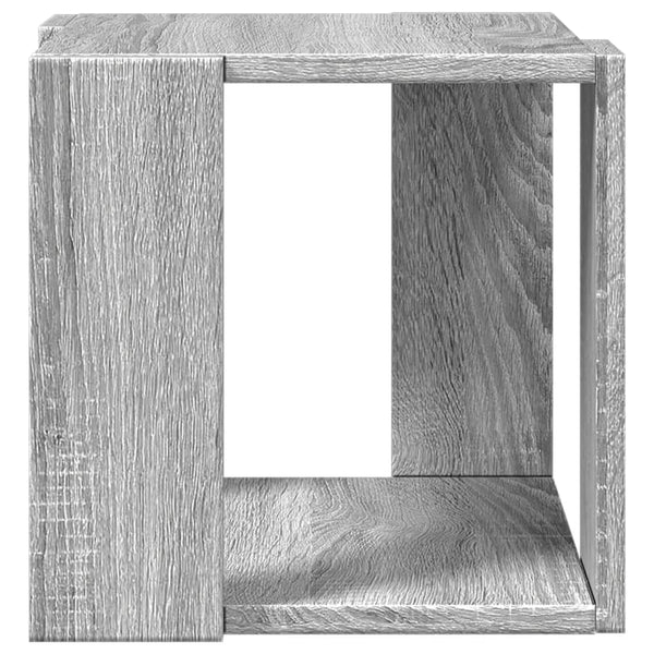 vidaXL Table basse gris chêne Sonoma 32x32x30 cm bois d'ingénierie