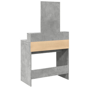 Schminktisch mit Spiegel Betongrau 80 cm