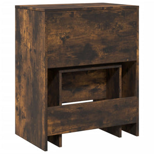 Schminktisch mit Hocker Räuchereiche 60 cm
