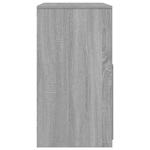 Schminktisch mit Hocker Grau Sonoma 60x40x113,5 cm