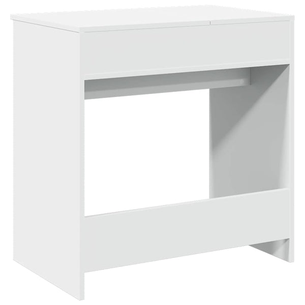 Schminktisch mit Spiegel, Weiß, 73x46,5x120 cm