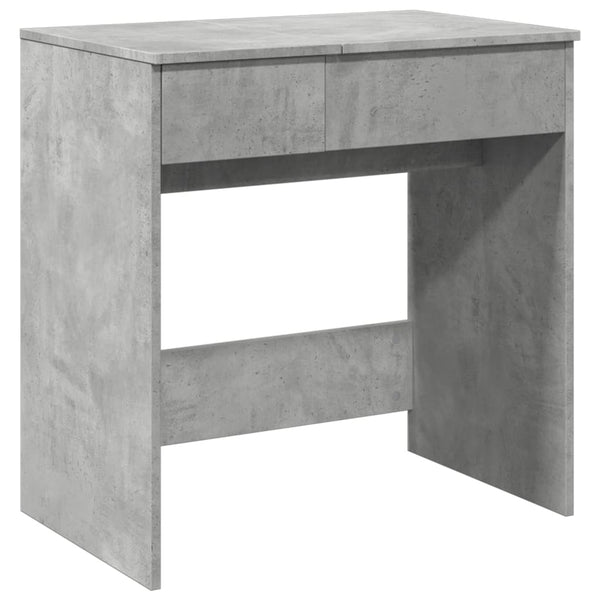 Schminktisch Betongrau mit Spiegel 73x46,5x120 cm