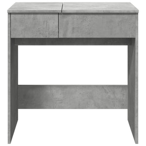 Schminktisch Betongrau mit Spiegel 73x46,5x120 cm