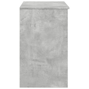 Schminktisch Betongrau mit Spiegel 73x46,5x120 cm