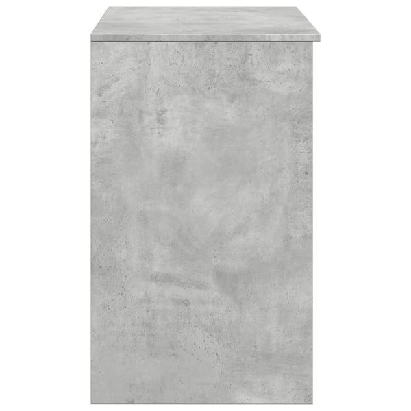 Schminktisch Betongrau mit Spiegel 73x46,5x120 cm