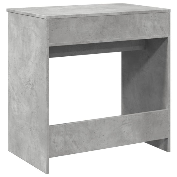 Schminktisch Betongrau mit Spiegel 73x46,5x120 cm