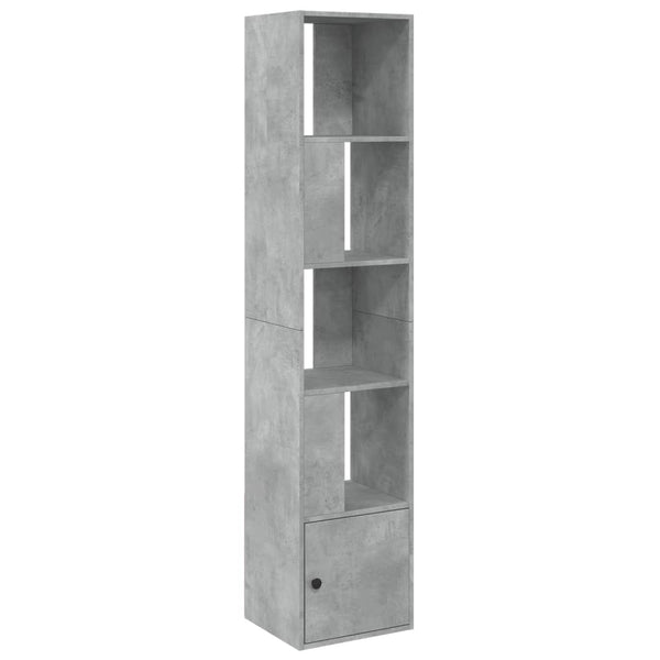 Bücherregal Betongrau 40x36x189 cm