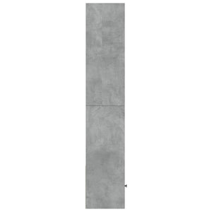 Bücherregal Betongrau 40x36x189 cm