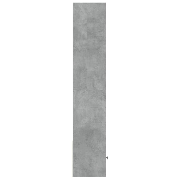 Bücherregal Betongrau 40x36x189 cm