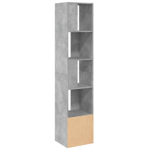 Bücherregal Betongrau 40x36x189 cm