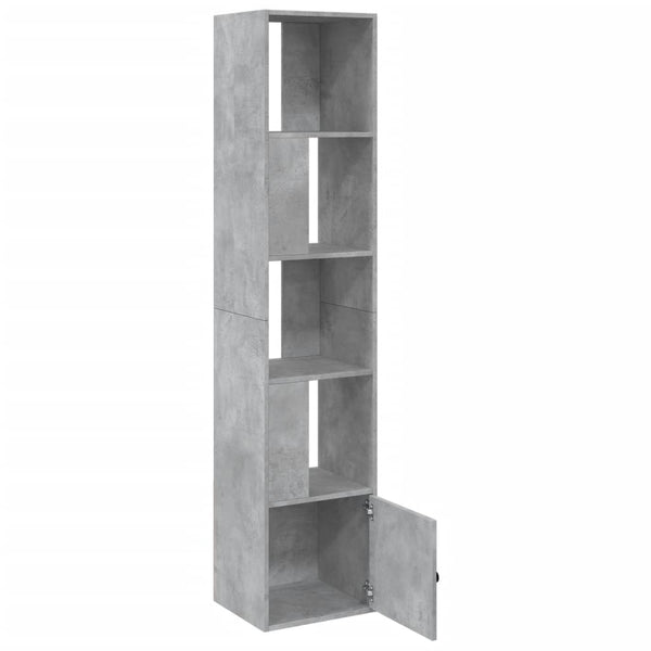 Bücherregal Betongrau 40x36x189 cm