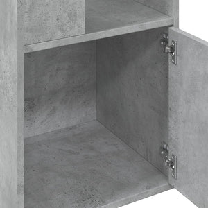 Bücherregal Betongrau 40x36x189 cm