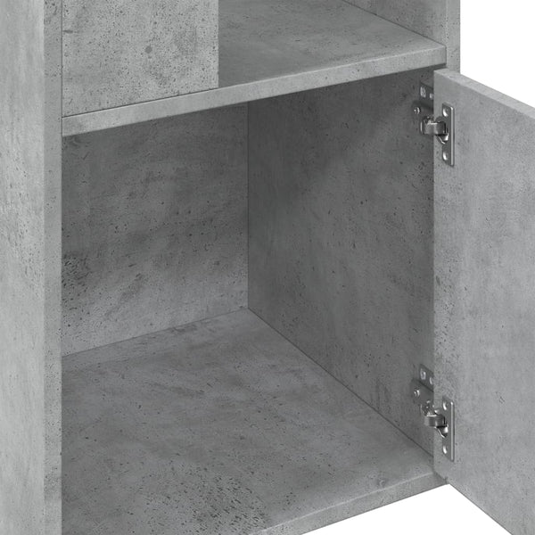 Bücherregal Betongrau 40x36x189 cm