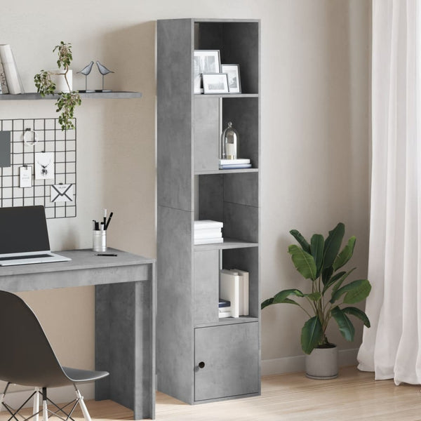Bücherregal Betongrau 40x36x189 cm