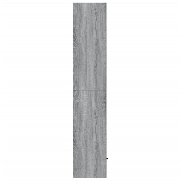 Bücherregal Grau Sonoma 40x36x189 cm