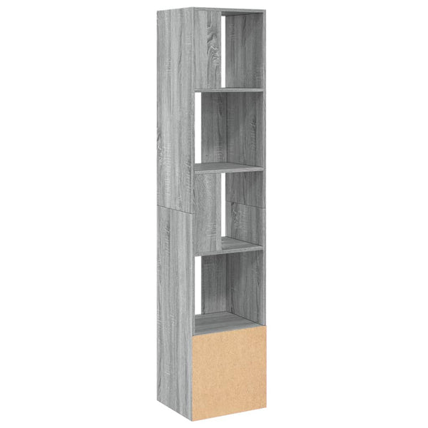 Bücherregal Grau Sonoma 40x36x189 cm