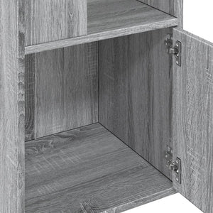 Bücherregal Grau Sonoma 40x36x189 cm
