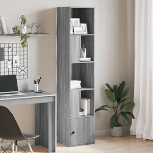 Bücherregal Grau Sonoma 40x36x189 cm