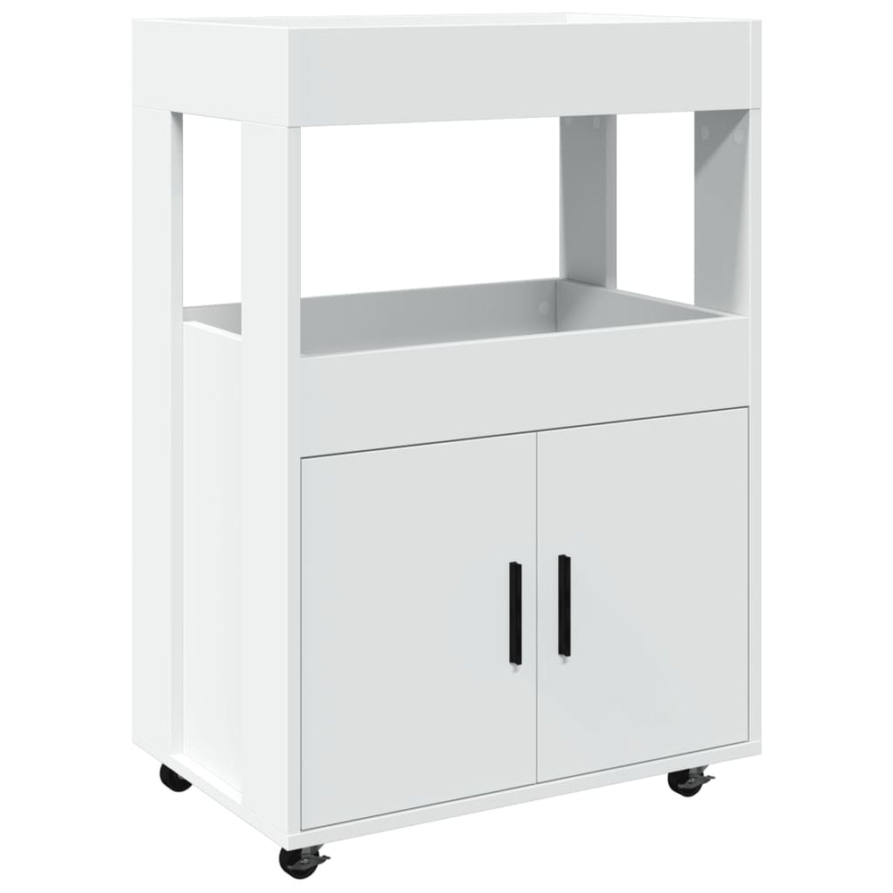 vidaXL Desserte Blanche 60x39,5x89 cm Bois d'ingénierie
