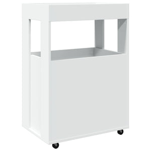 Barwagen Weiß Holzwerkstoff 60x39,5x89 cm