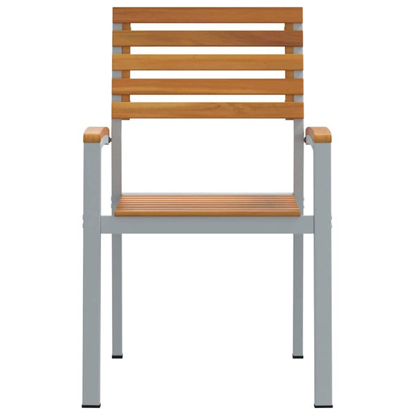 Gartenstuhl 6er Set Akazie Braun