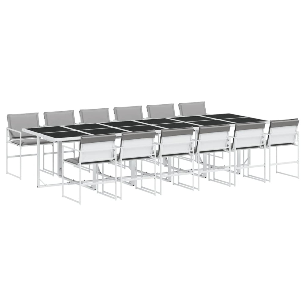 13-teilige Garten Essgruppe mit Kissen
