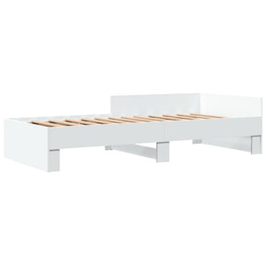 Bettgestell Weiß 90x200 cm