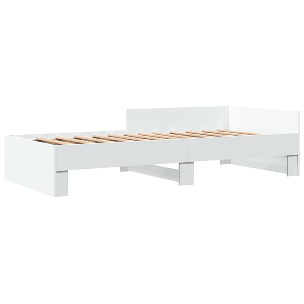Bettgestell Weiß 90x200 cm