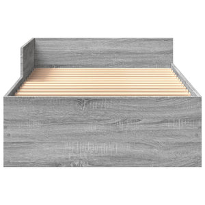 Bettgestell Grau Sonoma 90x200 cm
