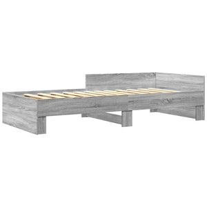 Bettgestell Grau 90x190 cm