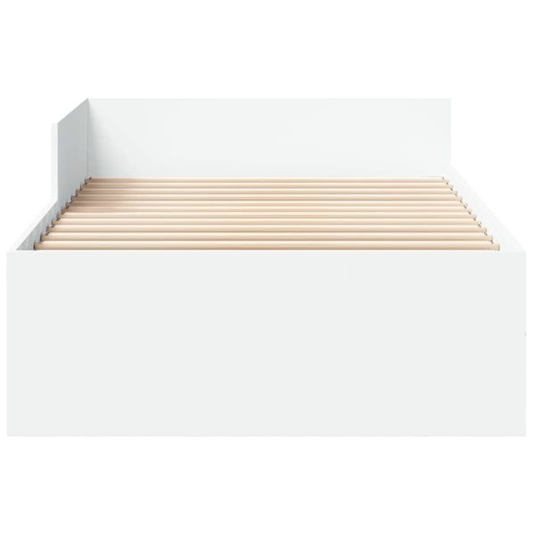 Bettgestell Weiß 75x190 cm