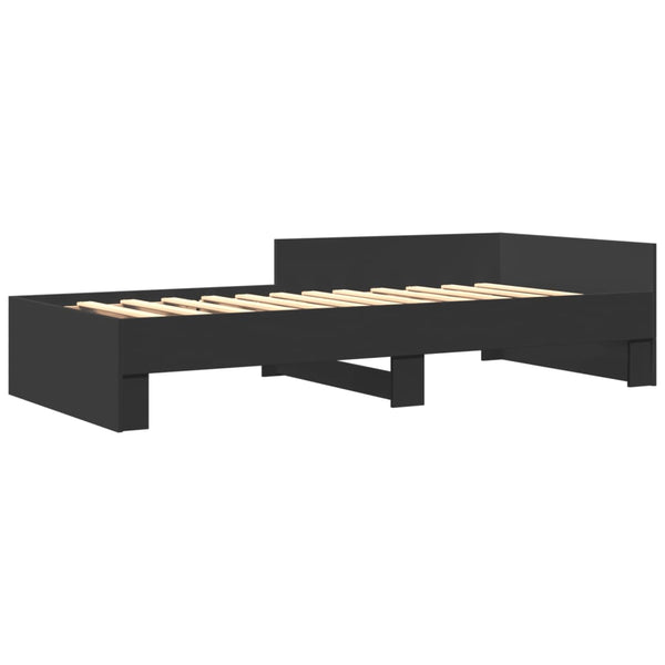 Bettgestell Schwarz 75x190 cm