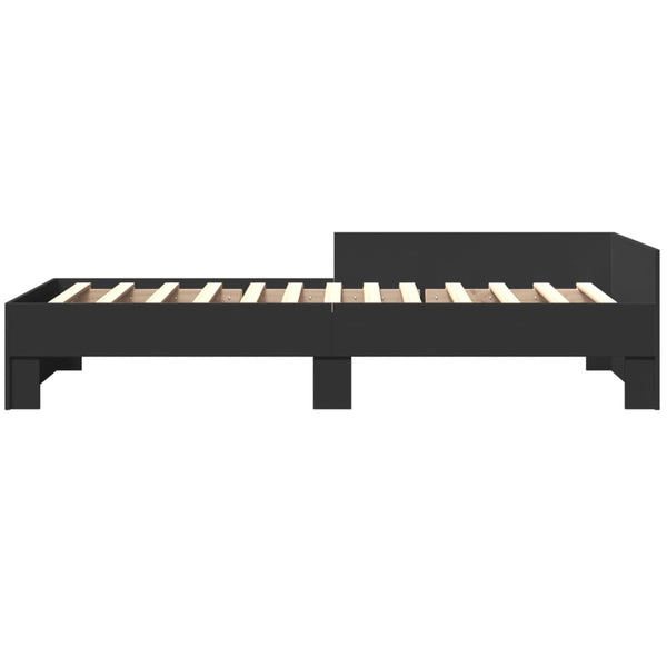 Bettgestell Schwarz 75x190 cm