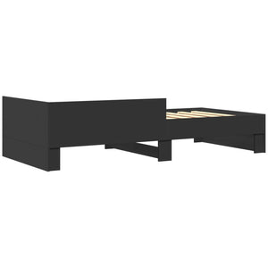 Bettgestell Schwarz 75x190 cm