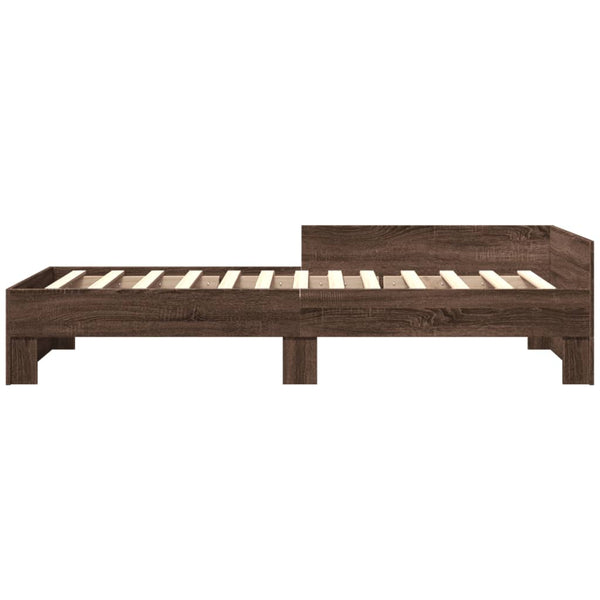 Bettgestell Braun Eiche 75x190 cm