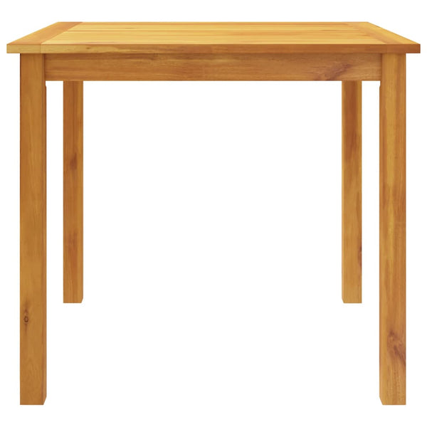 vidaXL Salle à manger de jardin 3 pcs 85x85x74 cm Bois d'acacia massif