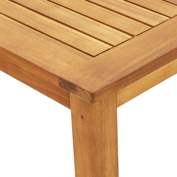 vidaXL Salle à manger de jardin 3 pcs 85x85x74 cm Bois d'acacia massif