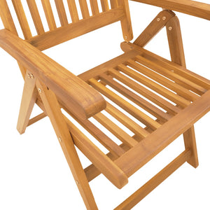 vidaXL Salle à manger de jardin 3 pcs 85x85x74 cm Bois d'acacia massif