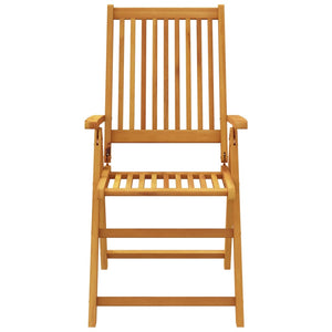 vidaXL Salon de jardin 5 pcs 85x85x74 cm Bois d'acacia massif
