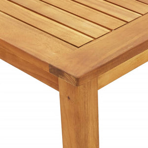 vidaXL Salon de jardin 5 pcs 85x85x74 cm Bois d'acacia massif