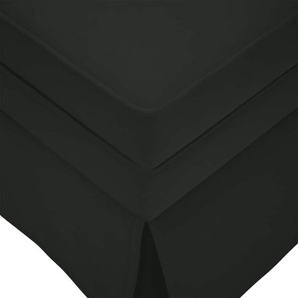 Schwarze Samt Chaiselongue mit Nackenrolle
