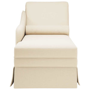 Leinen Chaiselongue mit Nackenrolle