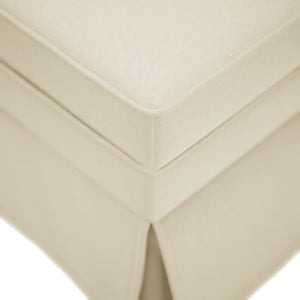Leinen Chaiselongue mit Nackenrolle
