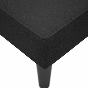 Schwarze Chaiselongue mit Armlehne Rechts