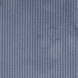 Blaue Cord Chaiselongue mit Kissen