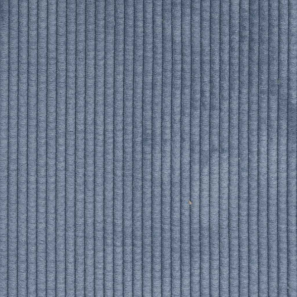 Blaue Cord Chaiselongue mit Kissen